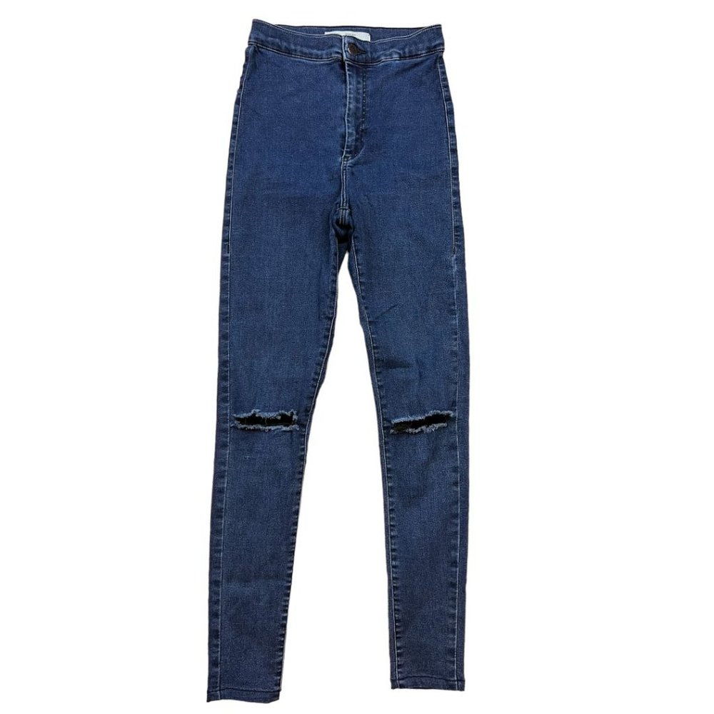 JONI WAIST SKINNY BLUE DENIM 26X32